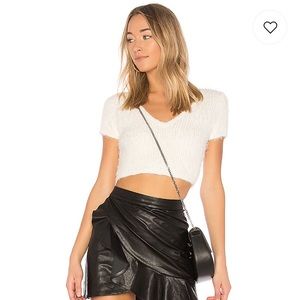 Majorelle Oracle Sweater Tee in Ivory (Size M)